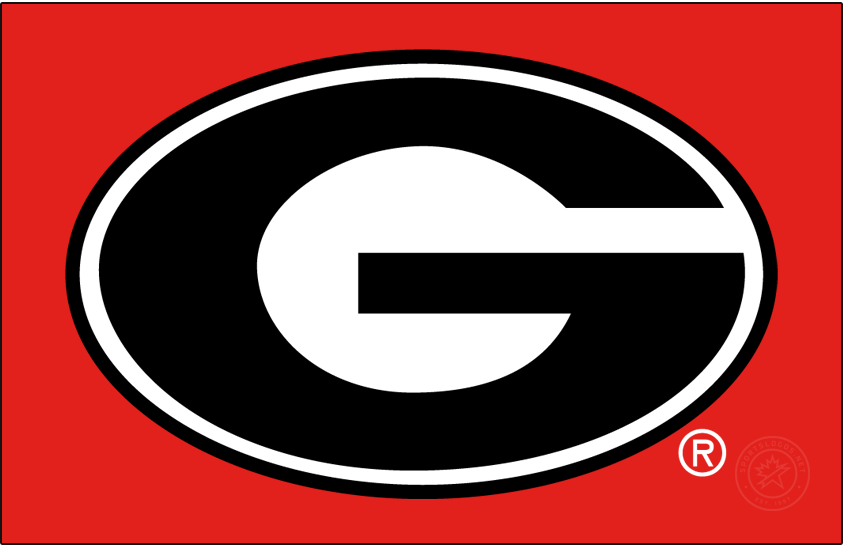 Georgia Bulldogs 1964-2015 Primary Dark Logo diy DTF decal sticker